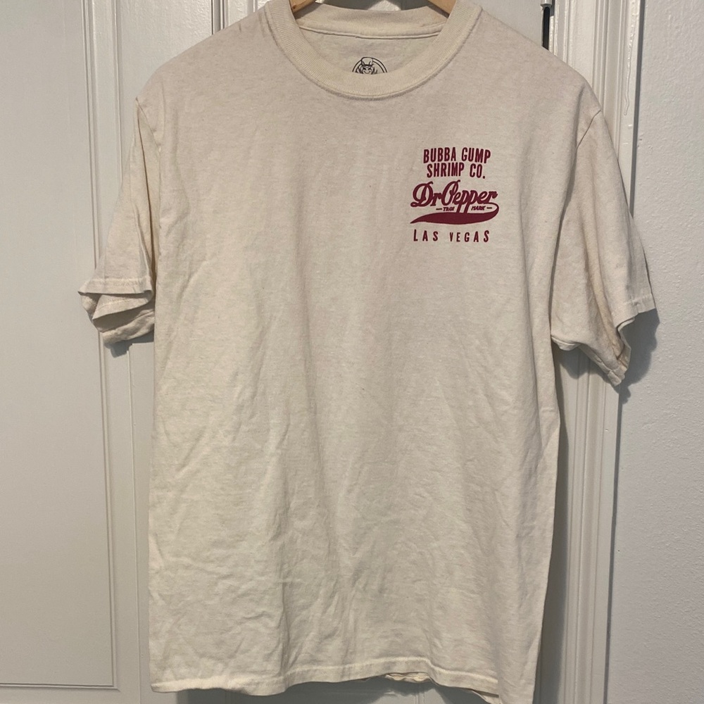 Bubba gump Dr. Pepper Cream T-Shirt